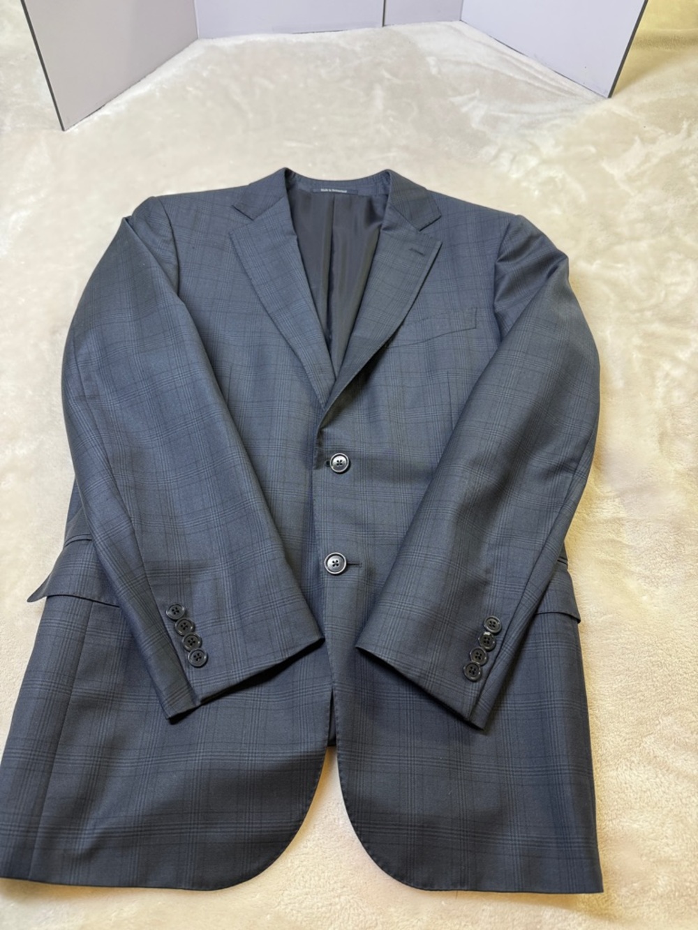 ⭐️Ermenegildo Zegna Trofeo mens wool suit jacket SZ 48C.